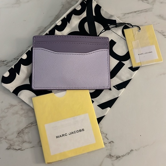 New! MARC JACOBS The Utility Snapshot Card Case Lavender Multi - Picture 5 of 7
